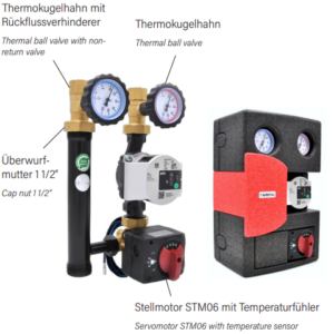 DN25 TK - FESTWERTREGELSET THERMOSTATISCH DIGITAL